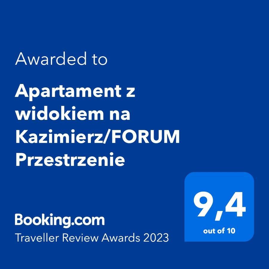 크라쿠프 Apartament Z Widokiem Na Kazimierz/Forum Przestrzenie 아파트 외부 사진